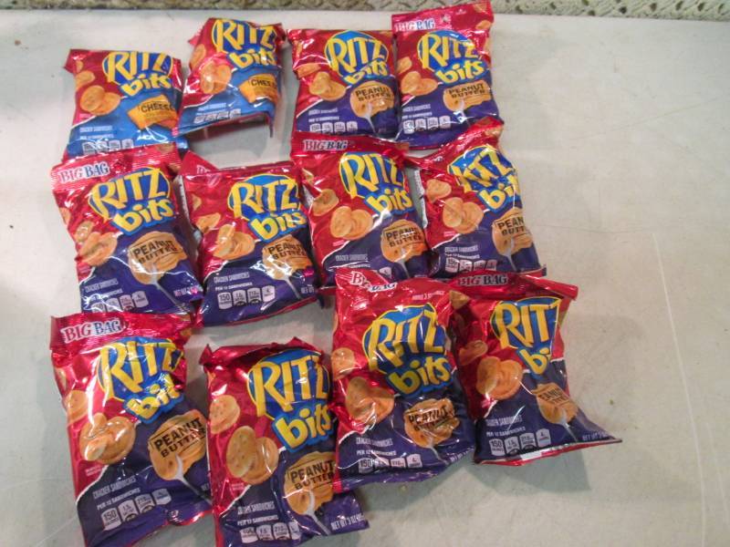 lot 144 image: Assorted Bags of Ritz Bits Cheese P...