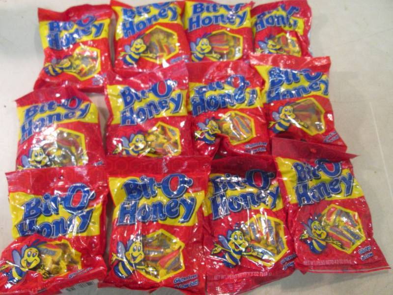 lot 153 image: 12 Bags of Bit-O-Honey  B-1...
