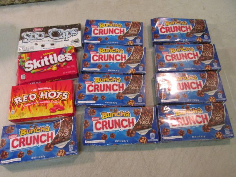 lot 155 image: 12 Boxes of Assorted Candy  B-1...