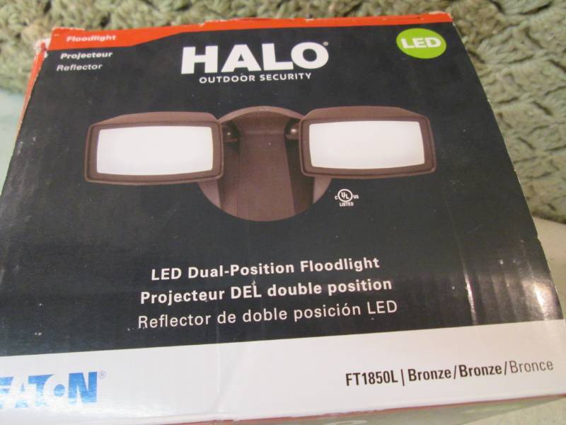 lot 161 image: Halo Bronze Outdoor Integrated LED ...
