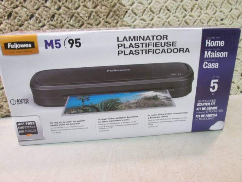 lot 170 image: Fellowes M5 95 Laminator  F-0...