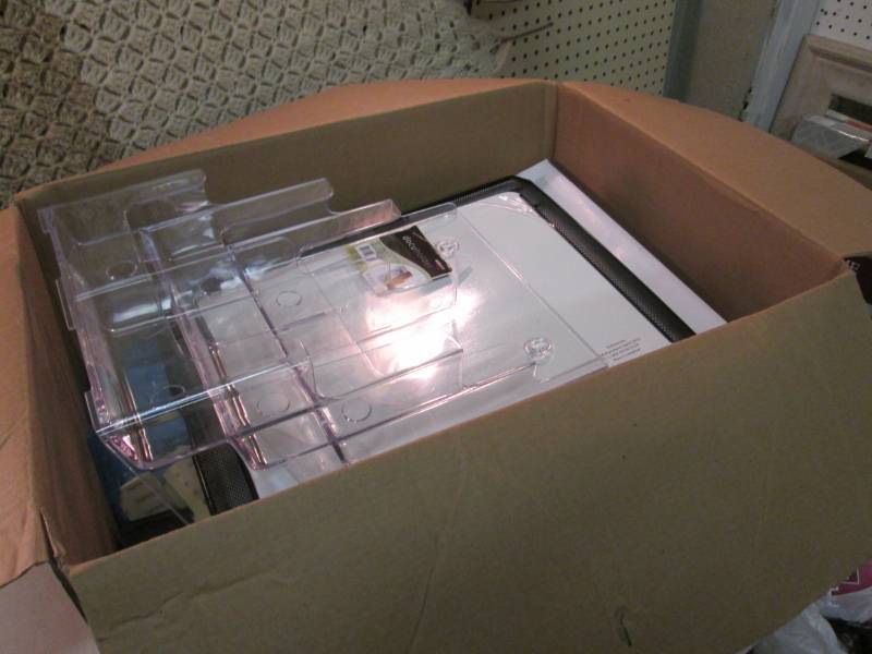 lot 175 image: Unsorted Box Full of Misc Office Su...