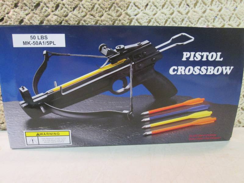 lot 189 image: 50 Pound Pistol Crossbow New Unopen...