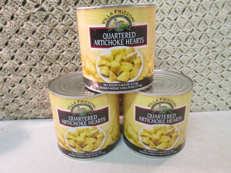 lot 220 image: Lot of 3 - 5 pound 8 ounce Cans of ...