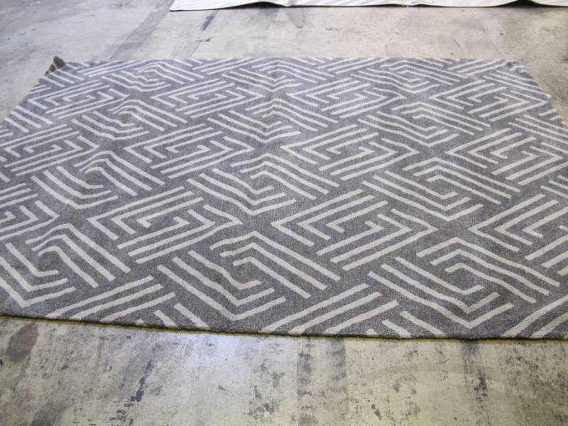 lot 10 image: Mineral Springs JACQUARD Polyester Microfiber Rug 6 X 96 - Gray by DevGirl