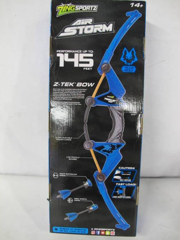 lot 72 image: Zing Air Storm Z-Tek Bow in Blue