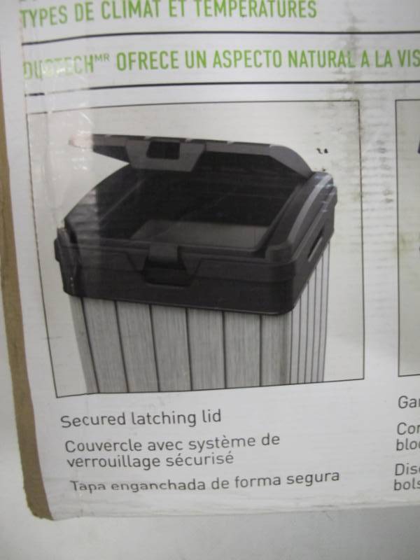 lot 42 image: Keter Rockford Outdoor Waste Bin