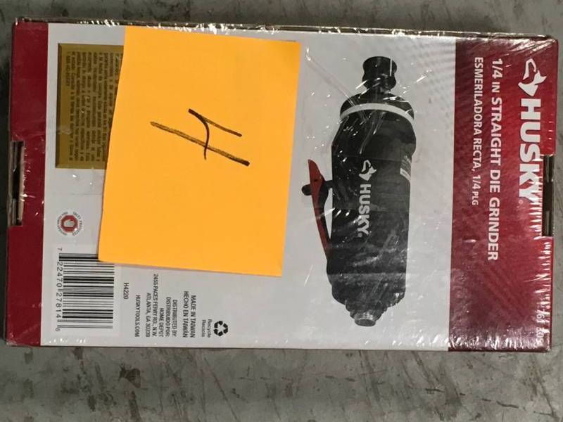 Husky 14 in. Straight Die Grinder in good condition