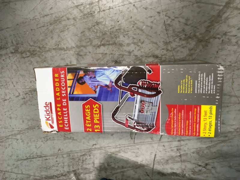 Kidde 13 ft. L 2-Story Fire Escape Ladder not used