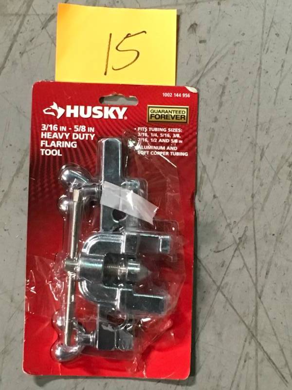 Husky 2-Piece 45-Degree Flaring Tool Set not used