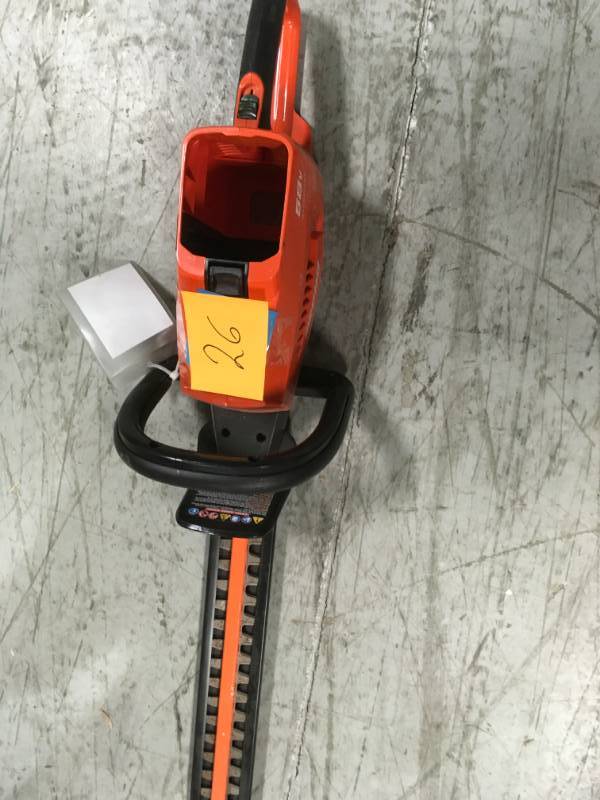 ECHO 24 in. 58-Volt Lithium-Ion Brushless Cordless Hedge Trimmer - Battery and Charger Not Included in good condition