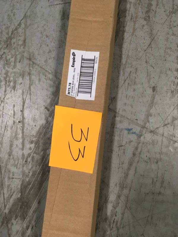 Empire 78 in. Magnetic Box Level in good condition