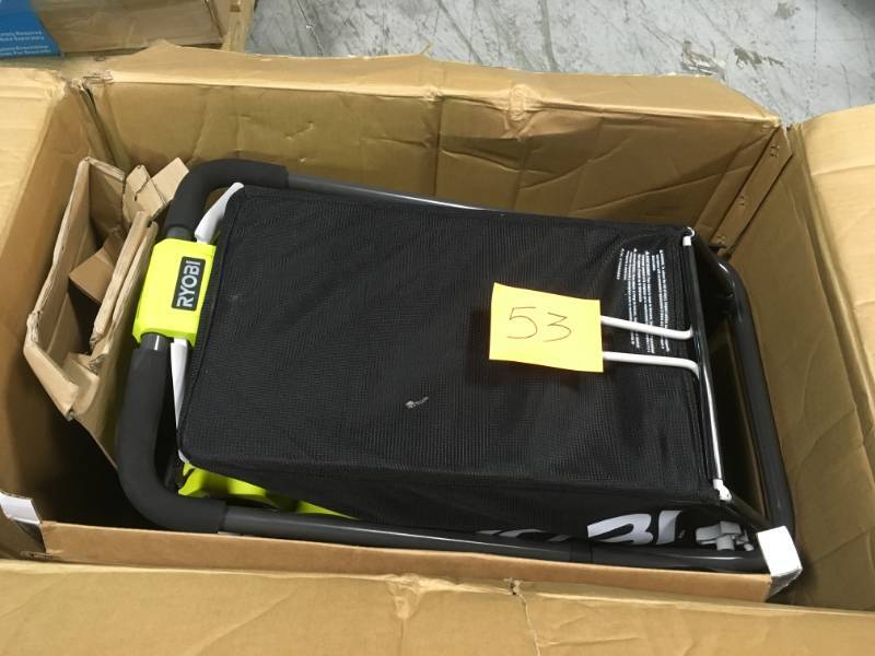 RYOBI 16 in. ONE 18-Volt Lithium-Ion Cordless Battery Walk Behind Push Lawn Mower - BatteryCharger Not Included in good condition
