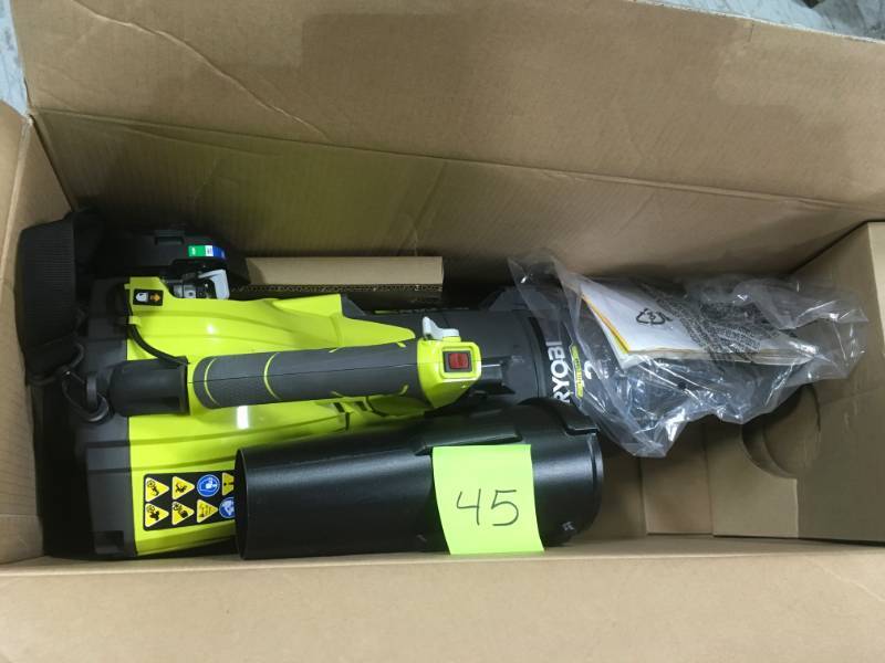lot 45 image: RYOBI 160 MPH 520 CFM 25cc Gas Jet Fan Blower in very good condition
