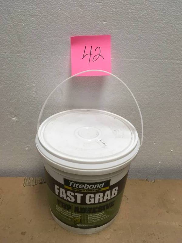 lot 42 image: 1-gal. GREENchoice Fast Grab FRP Adhesive in good condition