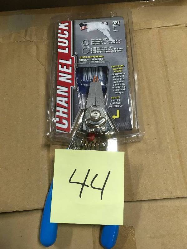 lot 44 image: Channellock 8 in. Retaining Ring Pliers in good condition