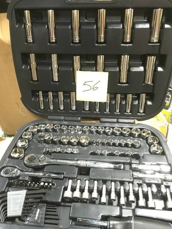 lot 56 image: Husky Mechanics Tool Set (111-Piece) in good condition