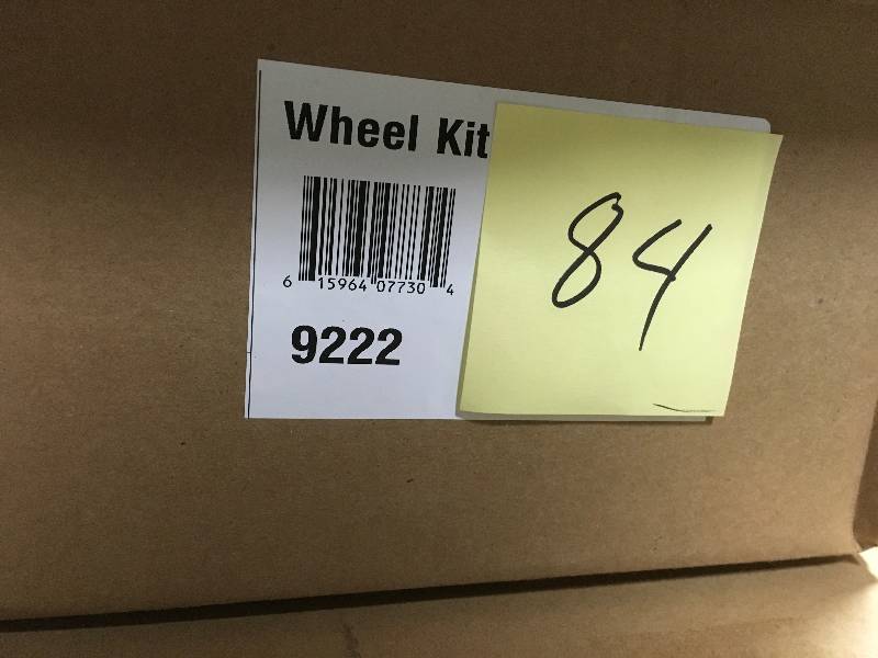 lot 84 image: Mantis Wheel Set for all Tillers in good condition