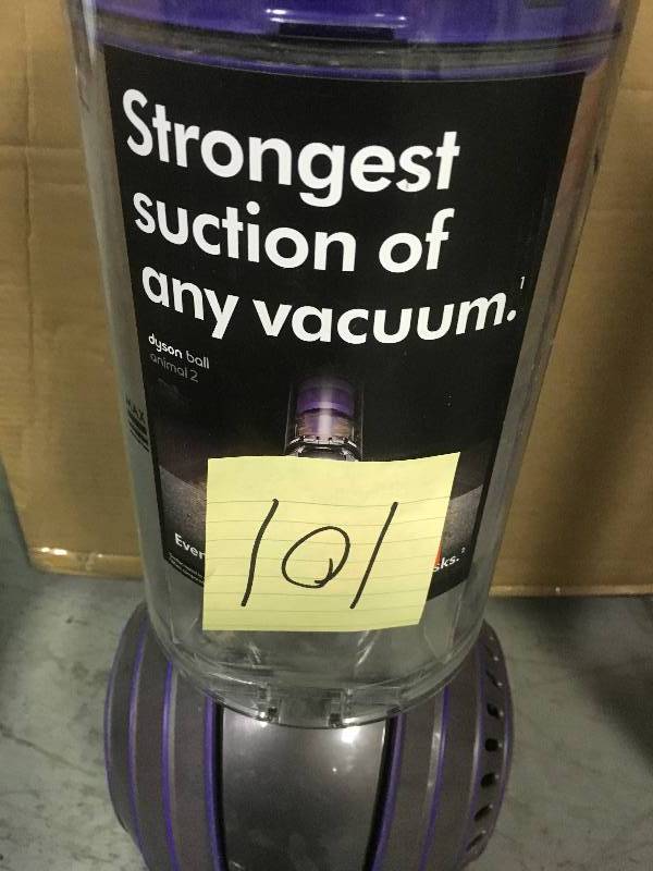 lot 101 image: Dyson Ball Animal 2 Upright Vacuum Cleaner WORKS MISSING ATTACMENTS in good condition