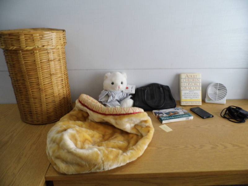 Wicker Basket w Misc