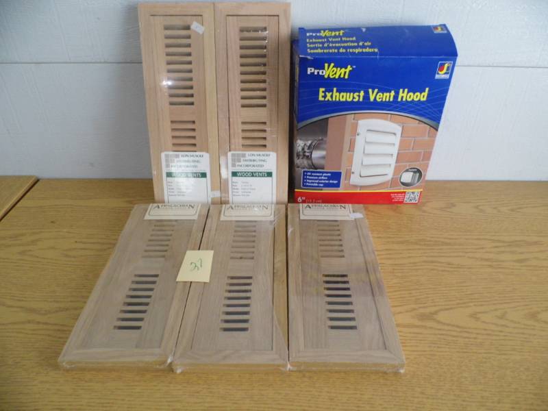 Wooden Vents - Exhaust Hood
