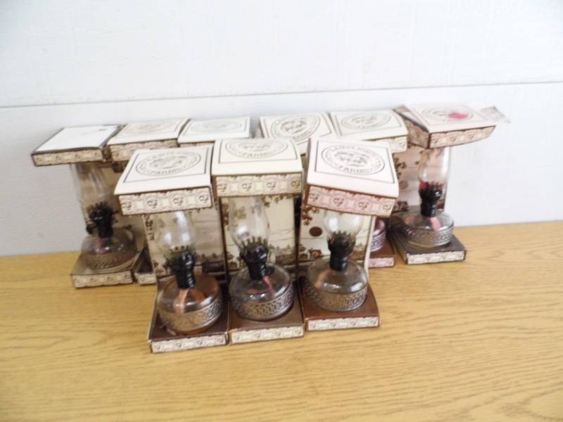 Lot of 9 Kerosene Lamps
