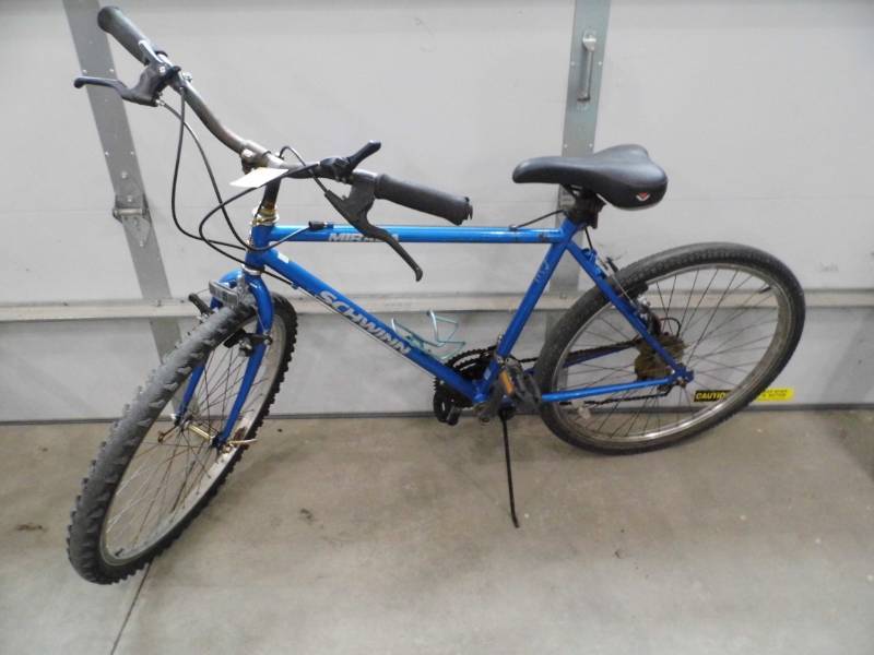 Blue Schwinn 10 Speed Bike