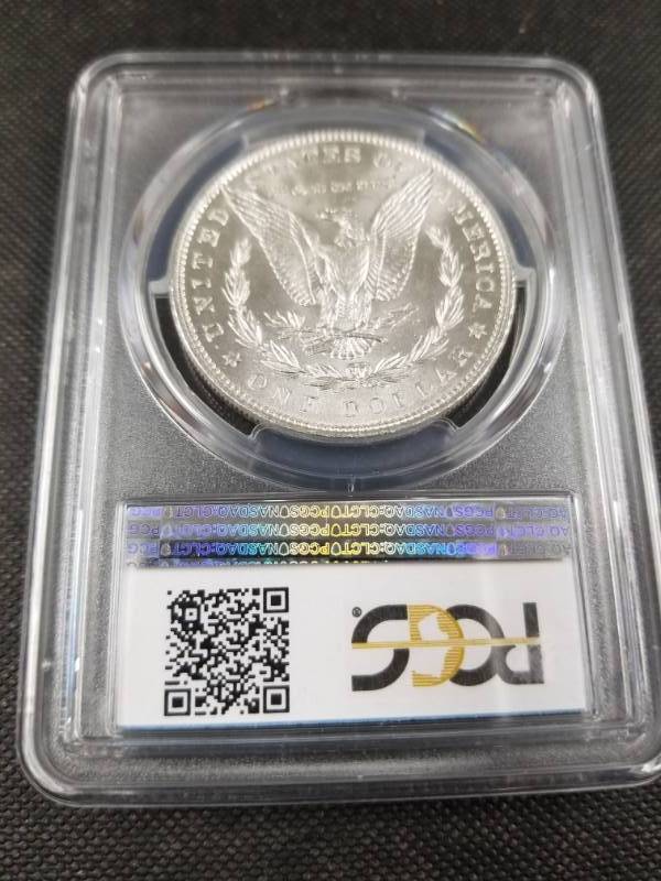 1886 MORGAN SILVER DOLLAR MS65 PCGS