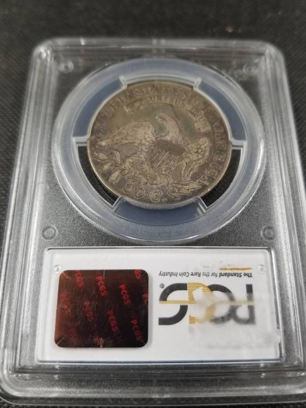 1830 SMALL O 0-103 US CAPPED BUST SILVER HALF DOLLAR VF25 PCGS