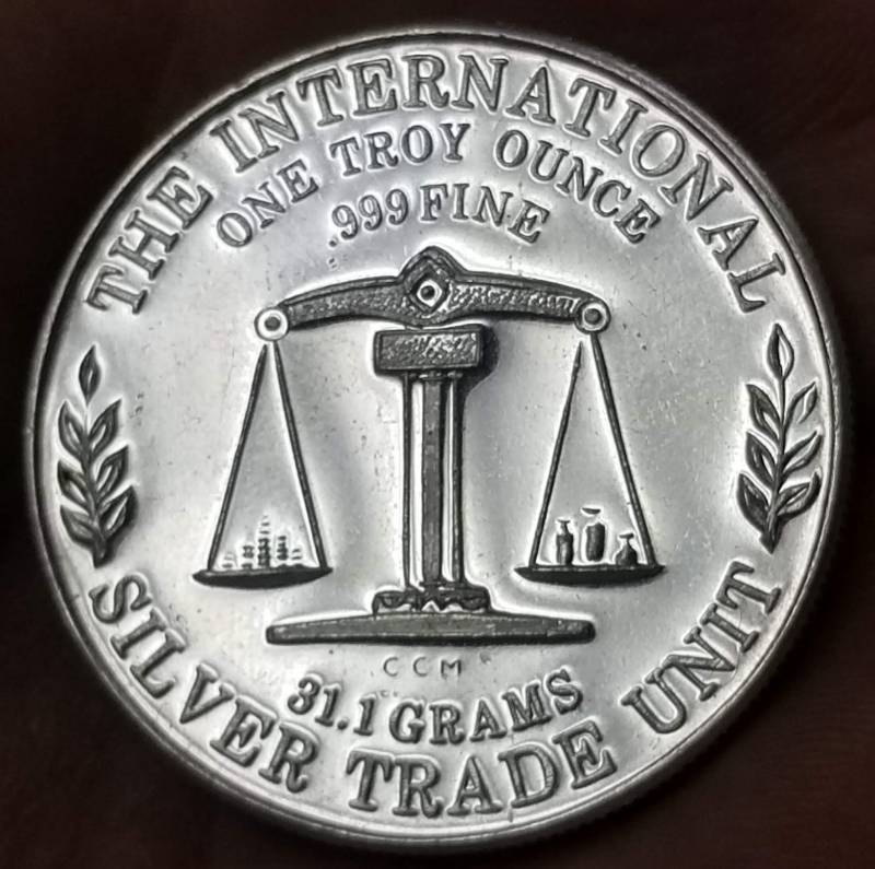 1 TROY OZ. .999 FINE SILVER INTERNATIONAL TRADE UNIT