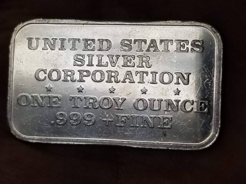 1 TROY OZ. .999 FINE SILVER ART BAR 1974 MARK TWAIN TOM & HUCK