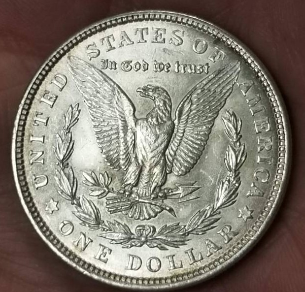 1921 MORGAN SILVER DOLLAR UNC