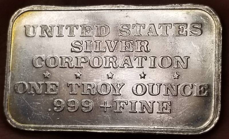 1 TROY OZ. .999 FINE SILVER ART BAR BENJAMIN FRANKLIN