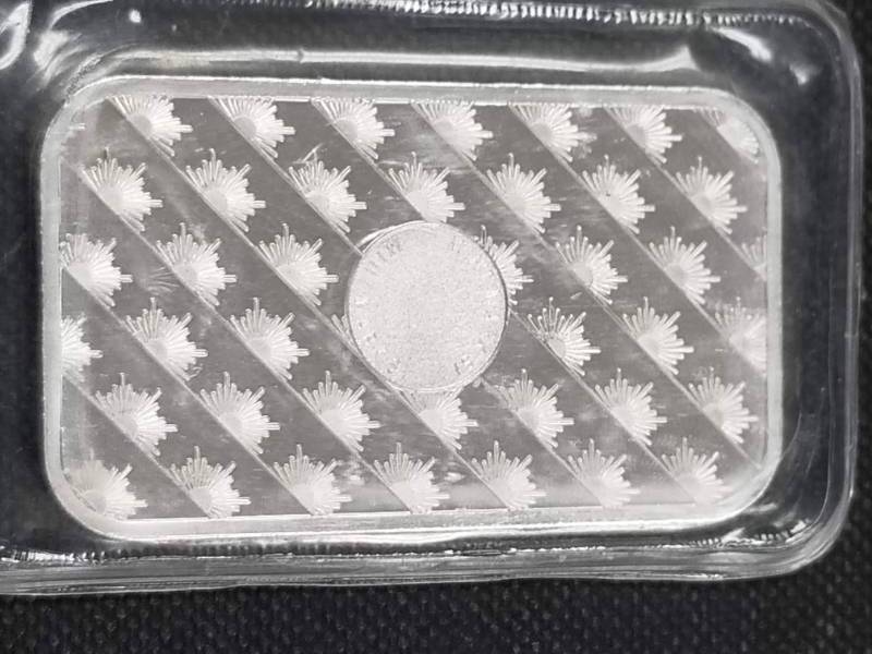 1 TROY OZ. .999 FINE SILVER BAR SUNSHINE MINTING SEALED