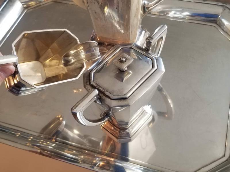 113 TROY OZ. STERLING SILVER 4 PIECE TEA SET
