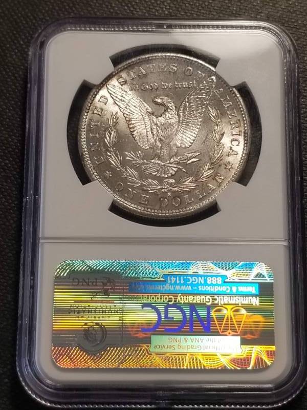1881-S MORGAN SILVER DOLLAR MS63 NGC