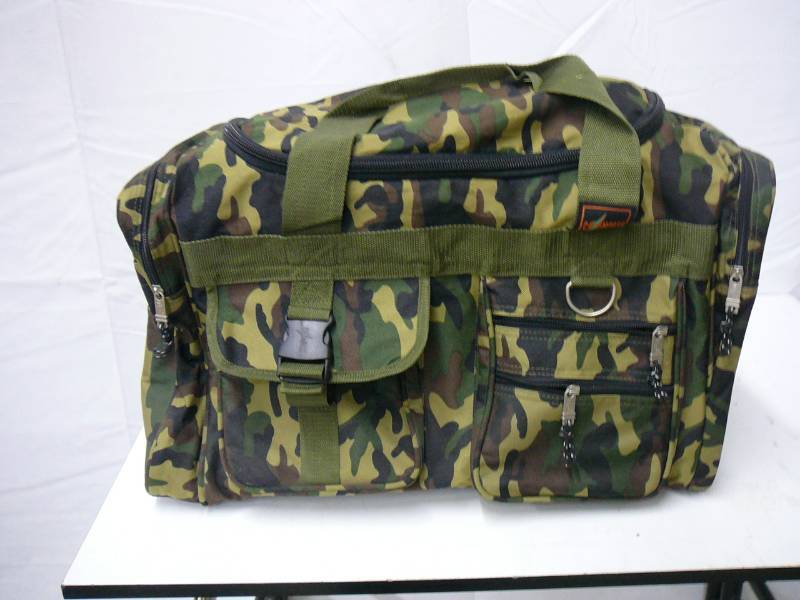 lot 12 image: Compass Camo Duffle Bag