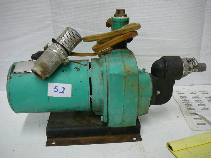 Peabody Barnes Pump With 1 2hp Motor Check Valve Consignment