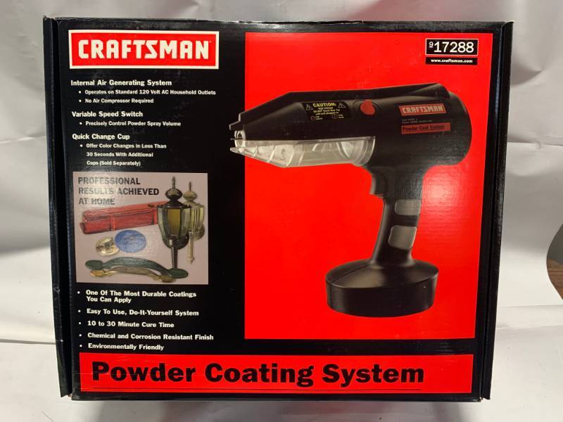 lot 2 image: New Craftsman Powder Coating System