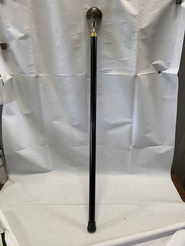 lot 8 image: Cobra Head Sword Knife Cane New