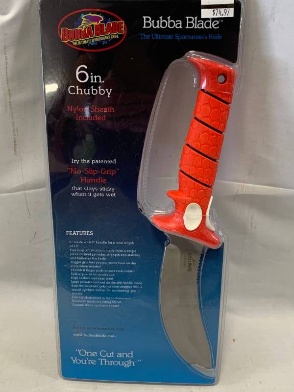 lot 11 image: Bubba Blade 6 Chubby High End Knife