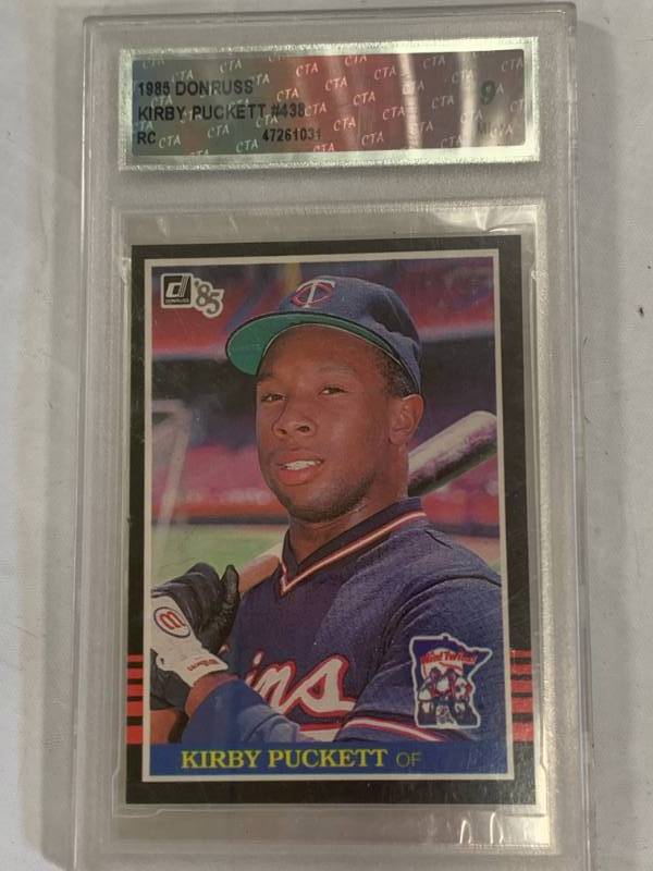 lot 25 image: 1985 Donruss Kirby Puckett Mint 9 Condition