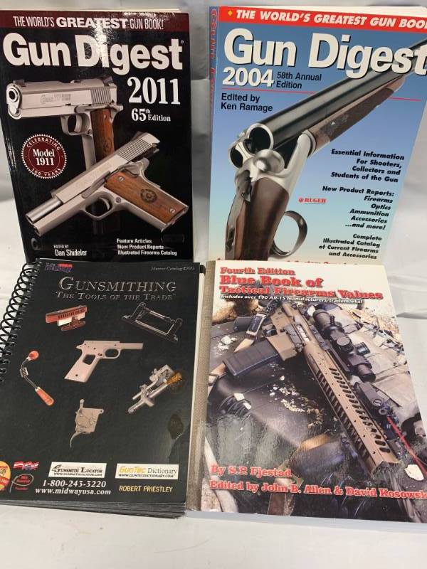 lot 34 image: Lot of 4 Gunsmith & Firearms Books