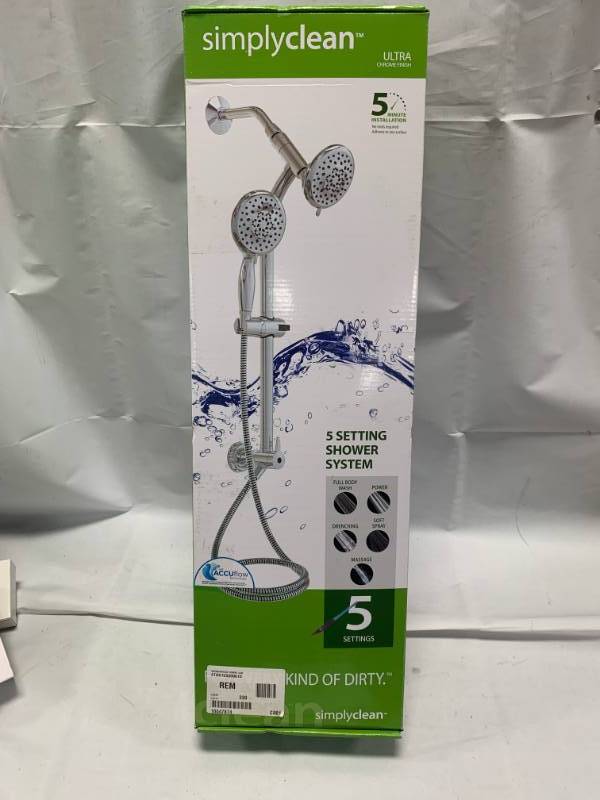 lot 37 image: 5 Setting Shower System