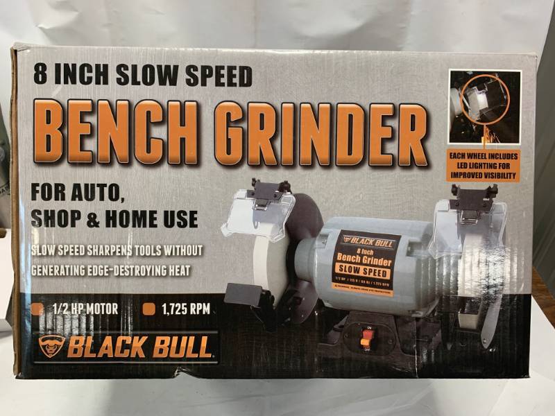 lot 38 image: Brand New 8 Slow Speed Bench Grinder