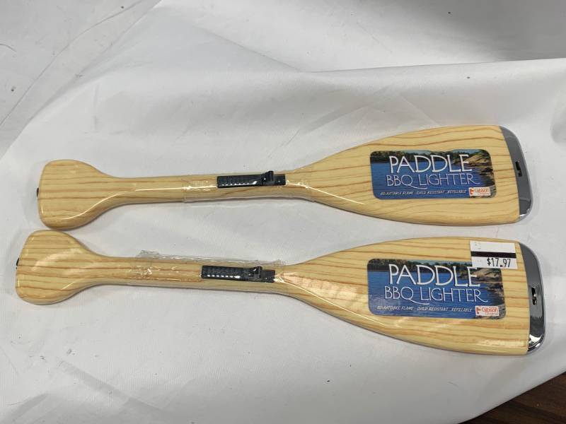 lot 45 image: Lot of 2 Paddle Lighters 11 Long