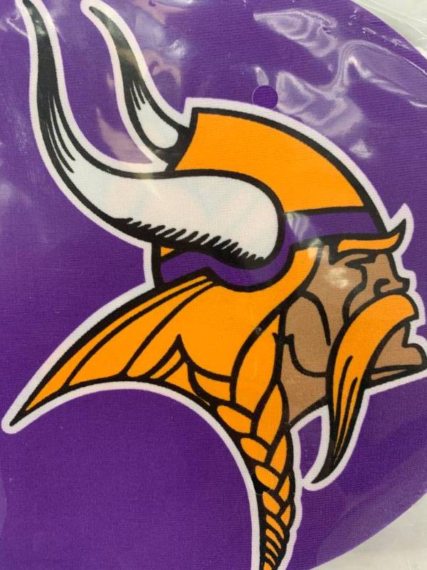 lot 47 image: Lot of 4 Minnesota Vikings Mirror Covers