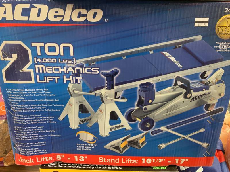lot 73 image: AC Delco 2 Ton Lift Kit $159 retail