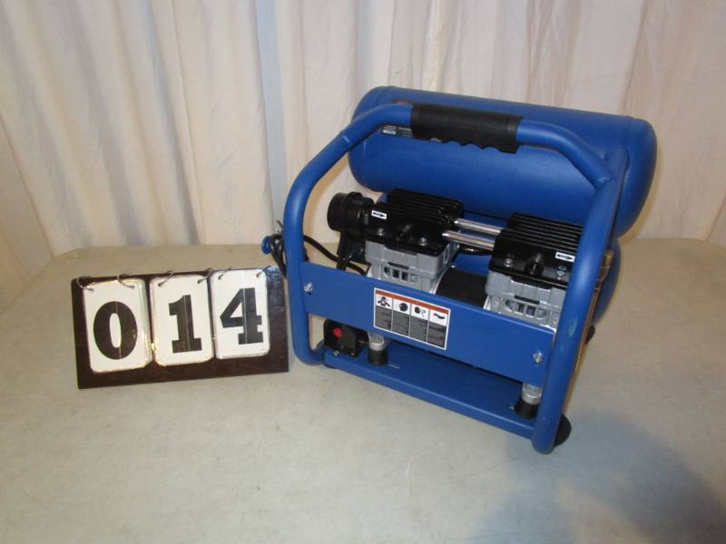 lot 14 image: Eagle Silent Series 4 Gallon Air Compressor