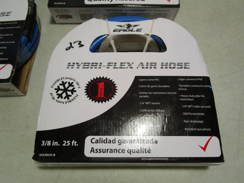 lot 23 image: Eagle 38 x 25 ft Air Hoses